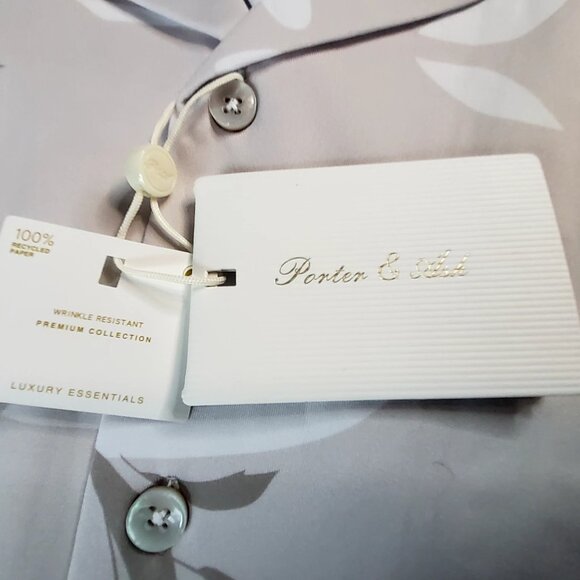 Porter & Ash mens Short Sleeve Kinetic Stretch Button-Up Blouse Size S - Picture 11 of 14